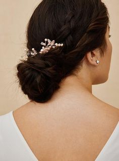 This hair comb pack comes complete with two rose gold-tone hairpieces that each feature a unique design of rhinestones, faux pearls, clear beads, and flowers. It’s the perfect way to tie together your “I Do” moment! Pack of 2. Comb design. Base metal. Imported. The best plus size women's Rose-Gold Tone Floral Faux Pearl Hair Comb Pack - of 2 in rose gold. Torrid is your destination for the freshest spring and summer styles. Comb Design, Competition Hair, Pearl Hair Comb, Leopard Hair, Pearl Hair Combs, Clear Beads, Velvet Hair, Hair Braid, Tone Hair