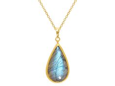 GURHAN, GURHAN Rune Gold Labradorite Pendant Necklace, 35x20mm Teardrop Luxury Handmade Teardrop Pendant Necklace, Labradorite Pendant, Gold Pendant Necklace, 22k Gold, Runes, Gold Pendant, Labradorite, Pendant Necklace, Pendant