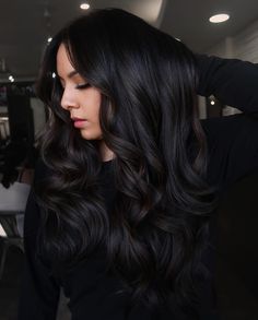 Ready for a hair transformation? Discover the top 40 hair color ideas for brunettes available on Amazon! From rich chocolate tones to caramel highlights and trendy balayage, find the perfect shades to elevate your style. Click to explore the best products, read reviews, and shop your favorites. Let's make your brunette locks shine this season! 💖 #BrunetteHair #HairColorTrends #AmazonBeauty 🌟🛍️ N4 Hair Color, Brown Hair Black Balayage, Black Hair With Espresso Highlights, Black Hair Colours, Darkest Brunette Hair, Dimensional Brunette Babylights, Caramel Highlights In Black Hair, High Contrast Hair Color Dark, Dark Brown Almost Black Hair Color