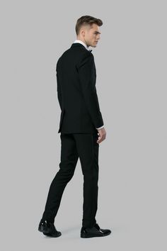 Tuxedo Pants, Flat Front Pants, Black Tuxedo, Monte Carlo, Suspenders, Male Models, A Black, Gentleman, Timeless Fashion