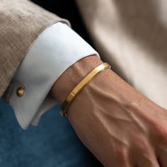 Vintage Gentlemen Men's Gold Cuff Bracelet Minimalist Bangle, Mens Cuff Bracelets, Vintage Gentleman, Mens Cuff, Metal Cuff Bracelet, Bangle Gold, Gold Armband, Mens Gold Bracelets, Gold Bracelet Cuff