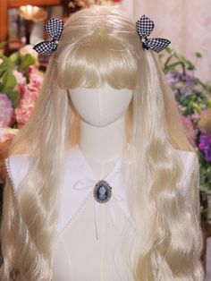 Indulge in the allure of elegance with our Blonde Wavy Long Wig. This stunning wig boasts a sophisticated wavy design, complemented by versatile bangs that can be effortlessly styled to the side or parted in the middle, allowing you to create a variety of looks. The bangs are designed to maintain a naturally voluminous appearance, adding depth and dimension to your hairstyle. Crafted from high-quality, lightweight hair fibers, this wig offers an incredibly silky smooth texture and a captivating, Versatile Bangs, Blonde Bangs, Rose Choker, Curly Bangs, Wavy Design, Wig With Bangs, Your Hairstyle, Brown To Blonde, Long Wigs