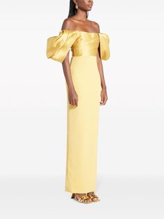 Solace London The Sian Maxi Dress - Farfetch Solace London, Wedding Guest Looks, City Dress, Dress Home, Dress Yellow, Suit Accessories, Pink Maxi Dress, Summer Beach Wear, Fall Dresses