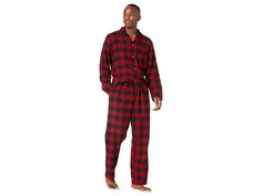 L.L.Bean Scotch Plaid Flannel Pajamas Regular - Men's Pajama Sets : Rob Roy Tartan : Get ready for bed in a classic flannel, comfy style with the L.L.Bean Scotch Plaid Flannel Pajamas Regular set. Sold as a two piece set including sleep shirt and pants. Relaxed through the chest, sleeve and waist. Sits at the natural waist and trim, with a traditional straight leg. Brushed on both sides for superior softness and warmth. Authentic yarn-dyed tartans stay vibrant and colorful. Shirt has a tradition Cozy Plaid Long Sleeve Sleepwear, Cozy Long Sleeve Plaid Sleepwear, Plaid Long Sleeve Sleepwear With Relaxed Fit, Plaid Relaxed Fit Sleepwear For Fall, Plaid Relaxed Fit Sleepwear, Relaxed Fit Plaid Sleepwear For Fall, Plaid Long Sleeve Sleepwear For Loungewear, Mens Flannel Pajamas, Rob Roy