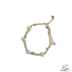 Bjux - Perla de agua dulce doble apilamiento pulsera diseño simple perla natural joyería de la mano Geometric Type, Bracelet Simple, Natural Pearl, Hand Jewelry, Simple Design, Packaging, Bracelet, Design