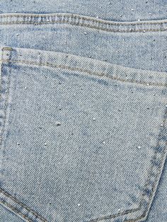 Details: Unique blue-dyed jeans exude a fresh indigo color Sparkling rhinestones, high waist design Relaxed fit with slightly tapered legs Materials & Care: Cottonï¼?9.0% Spandexï¼?.0% 30° Water Wash, Gentle Dry Clean Do not bleach Size & Fit: Model is 5'7", Bust 32, Waist 24, Hips 35, wearing a size S Item #: JM1DP03 Dyed Jeans, Dye Jeans, Indigo Color, Blue Dye, Indigo Colour, Tapered Legs, Starry Night, High Waist, Relaxed Fit