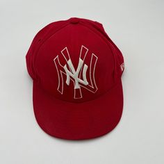 About this item Condition Used Seller Notes Pre-owned item small stain under brim” Brand New Era Size 7 5/8 Color Red Product Cap, Hat Team New York Yankees Gender Men Short Brim Baseball Cap For Baseball Season, Short Brim Fitted Hat For Baseball Season, Classic Fitted Baseball Cap For Baseball Season, Classic Snapback For Baseball Season, Classic Snapback Hat For Baseball Season, Red Fitted Cap For Baseball Season, Classic Fitted Baseball Cap, Classic Flat Bill Hat For Baseball Season, Red Casual Fitted Hat With Short Brim