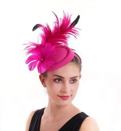 PRICES MAY VARY. Material:Mesh, Organza, Feathers,Comes with a Headband and a Crocodile Clip.100% Handmade Women's Fasciantor. It's Round Base and Slip-on Headband will Allow you to Look Flawless and Enjoy any Event with Ease! It is Lightweight Comfortable also Easy to Wear.Wear this fancy hat to the Kentucky Derby race and dazzle everybody's eyes. Beautiful Lightweight Handmade cocktail Fascinator Hat with Veil and Feathers Which Clips to Secure it to The Hair easily.It Can Be for Any Season. T Flower Veil Wedding, Kentucky Derby Tea Party, Derby Tea Party, How To Make Fascinators, Tea Hat, Tea Hats, Hat Flower, Flower Veil, Eyes Beautiful