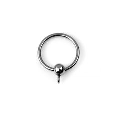 Gauge: 18g and #124; Diameter: 10mm and #124; Color: Silver and #124;. Sold as a single. This Steel Captive Ring with Jump Ring Bead is a versatile choice for a variety of piercings. Enjoy the low maintenance and comfortable fit this simple yet attractive ring offers. The captive bead has an attached jump ring to allow you to pair the captive with charms or chains. The bead is dimpled so that the jump ring must be perpendicular to the captive ring.All measurements are approximate: The attached j Types Of Piercings, New Charmed, Diy Body, Jump Rings, Body Jewelry, Diy Jewelry, Piercings, Comfort Fit, Plating