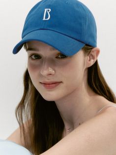 Composition : Cotton 100%Country of Origin : Republic of Korea Blue Visor Baseball Cap For Spring, Classic Blue Baseball Cap For Spring, Classic Blue Baseball Cap With Curved Visor, Spring Blue Dad Hat With Curved Bill, Classic Blue Baseball Cap One Size, Classic Blue Baseball Cap For Summer, Blue Curved Brim Dad Hat For Spring, Blue Baseball Cap With Curved Visor For Spring, Classic Blue Dad Hat With Curved Visor