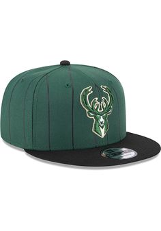 Wear your Bucks style with pride in this Milwaukee Bucks New Era Green Vintage 9FIFTY Snapback Hat! This Milwaukee Snapback Hat features a front embroidered team logo. Go Bucks! Front embroidered logo, Fashion alternate colorway, Side New Era Flag, Back plastic snapback, Adjustable closure, Polyester material, Polyester, Wipe clean with cloth or cleaning kit, 4 Mens Snapback Hats, Nba Store, Shoe Last, Milwaukee Bucks, New Era Cap, Fitted Caps, Fitted Hat, Hunter Green, Adjustable Hat