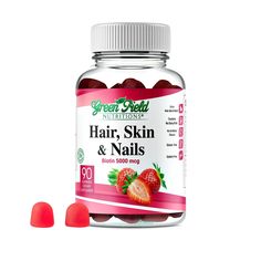 PRICES MAY VARY. 𝐇𝐀𝐋𝐀𝐋 𝐁𝐈𝐎𝐓𝐈𝐍 𝐆𝐔𝐌𝐌𝐈𝐄𝐒: Our halal gummy vitamins for adults are halal certified. This halal multivitamins contains all vitamins and meneral to support hair, Skin, nails, mood, and all over body health 𝐒𝐔𝐏𝐏𝐎𝐑𝐓𝐒 𝐇𝐀𝐈𝐑, 𝐒𝐊𝐈𝐍, 𝐀𝐍𝐃 𝐍𝐀𝐈𝐋𝐒 𝐇𝐄𝐀𝐋𝐓𝐇: Supports your natural beauty with our Halal Biotin Gummies. Each gummy vitamin contains a high dose of biotin, this vitamin gummies for adults works as a powerful nutrient that promotes healthy hai Vitamin For Hair, Hair Skin And Nails Vitamins, Nails Clear, Biotin Hair, All Vitamins, Nail Vitamins, Glutathione Whitening, Hair Skin And Nails, Gummy Vitamins