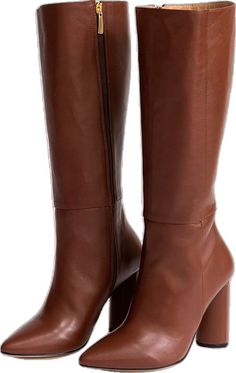 Celina Tall Boot Camel Shoes Alma Caso Church Fashion, Tall Boot, Every Color, Vibe Clothes, Soft Brown, 5 Inch Heels, Fall Shopping, Tall Boots, Chunky Heel