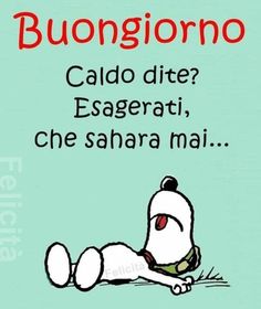 a cartoon character laying on the ground with words above it that say, buongioro