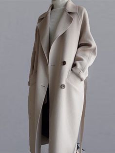 Stylish Winter Coats, Wool Winter Coat, Cozy Coats, Long Winter Coats, Langer Mantel, Wool Blend Coat, Woolen Coat, 가을 패션, Cashmere Coat