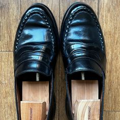 Selling My Pair Of Allen Edmonds Cordovan Loafers, Didn't Fit Me Very Well. Wore It About 3 Times, Shoes Are In Great Condition As Evidenced In The Photos. Size 8.5 Wide. Shoe Trees Not Included. $725 New. These Are Cordovan Leather, Not Calfskin. Hence So Expensive. Allen Edmonds Shoes, Allen Edmonds, Shoe Tree, Penny Loafer, Penny Loafers, Loafer Shoes, Calf Skin, Penny, Men's Shoes