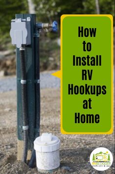 Living In Rv While Building A House, How To Build An Rv Park, Carport Makeover Before And After, Private Campground Ideas, Rv Outdoor Decorating, Rv Hookups, Camper Diy