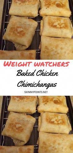 baked chicken chimichangas on a rack with the words baked chicken chimichangas