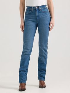 Our 14MWZ has always been a favorite for a reason. This latest rendition with premium denim washes doubles down on the sorcery, with a vintage-inspired fit featuring a super high-rise silhouette that sits at your natural waist, a slim fit through the thigh, and a tapered leg that fits perfectly over cowgirl boots. It’s crafted from premium cotton with just a hint of stretch to keep you comfortable no matter what the day throws your way. These bootcut jeans for women also come with all the iconic Bootcut Jeans For Women, Denim Washes, Jeans For Women, For A Reason, Premium Denim, Cut Jeans, Cowgirl Boots, Women's Jeans, Denim Wash