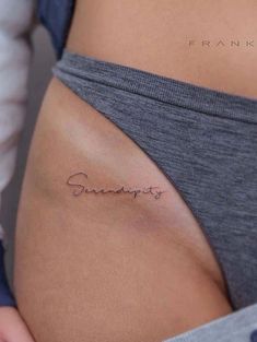 a woman's stomach with the word summer written in cursive writing on it