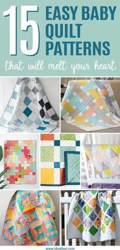 the 15 easy baby quilt patterns that will melt your heart up to you in no time