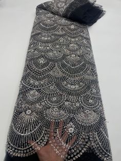 This high quality Fabric is measured in 5 Yards With Embroidered Beading and Sequin. It is soft, very delicate and beautiful. This high Quality Fabric is made with Fashion embroidered rhinestones can be used in making party wedding dresses, skirts, shawls, scarves and other other fashion apparels as you would like. Size : Length : 5 yards (180 inch). Width: 50 inch (Please allow slight deviation for the measurement data ,±1 inch) Material: 100% Polyester, Tulle Lace Fabric, Eco-Friendly embroide Luxury Fabric, Reception Dress, Designer Dress, Tulle Lace, Birthday Photoshoot, Wedding Party Dresses, Birthday Dresses, Hand Beading, Luxury Fabrics