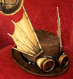 I think I need a velvety, all black version of this for my bat costume for the masquerade. https://www.steampunkartifacts.com https://www.steampunkartifacts.com/collections/steampunk-goggles-and-sunglasses Steam Punk Diy, Steampunk Mens Fashion, What Is Steampunk, Steampunk Man, Steampunk Men, Steampunk Pirate, Bat Costume, Steampunk Goggles