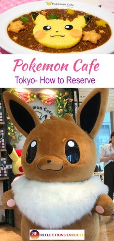 pokemon cafe tokyo - how to reserve it in the form of a pikachu