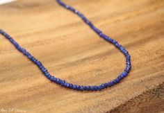 This necklace features beautiful lapis faceted rondelles. The stones are strung on high quality beading wire. The necklace closes with a sterling silver lobster clasp. All materials are sterling silver. You can choose a sterling silver or gold filled clasp. I love the color of these stones! They are absolutely gorgeous! Stones- 3.5mm (approx.) This necklace is perfect for layering with other necklaces or you can let it shine on it's own. You can choose from 16-20 inches. If you would like a diff Lapis Jewelry, Lapis Necklace, Let It Shine, Jewelry Beaded, Necklace Minimalist, Beading Wire, Necklace Gemstone, Dec 7, Layering Necklace