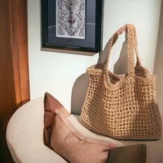 paper rope straw shoulder bag Trendy Woven Jute Shoulder Bag, Trendy Braided Beige Crochet Bag, Trendy Braided Jute Beach Bag, Trendy Beige Braided Straw Bag, Beige Braided Crochet Bag, Trendy Natural Braided Shoulder Bag, Trendy Beige Jute Shoulder Bag, Casual Braided Straw Shoulder Bag, Trendy Woven Jute Bucket Bag