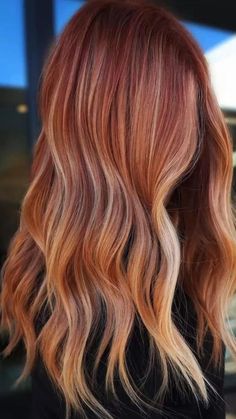 Red and Blonde balayage ✨ in 2022 | Ginger hair color, Red blonde hair, Red hair with blonde highlights Red And Blonde, Hair With Blonde Highlights, Red Blonde Hair, Natural Red Hair, Red Hair Inspo, Hair Blond