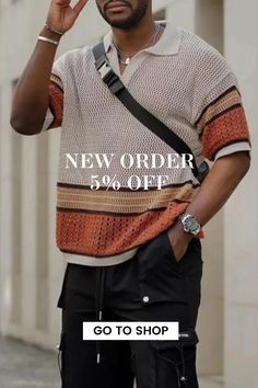 Men's Fashion Wool Short Sleeve Casual Loose T-Shirt Tops Summer V-neck Streetwear Tops, Brown V-neck Summer Shirt, Fall Vacation Short Sleeve T-shirt, Brown V-neck Shirt For Summer, Summer Streetwear V-neck Tops, V-neck Tops For Summer Streetwear, Short Sleeve Shirt For Fall Vacation, Short Sleeve T-shirt For Vacation In Fall, Vacation Shirt For Fall With Short Sleeves