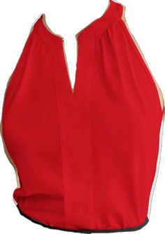 Stretch Sleeveless Halter Top, Red Halter Neck Tank Top For Spring, Solid Color Stretch Tank Blouse, Casual Red Halter Neck Tank Top, Red Halter Neck Casual Tank Top, Fitted Red Halter Top Sleeveless, Red Stretch Halter Top, Red Sleeveless Fitted Blouse, Fitted Sleeveless Red Blouse