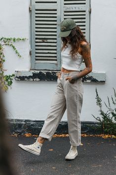 Ziggy - Unisex Striped Textured Pants – OTTWAY Women Everyday Outfits Casual, Linen Boho Outfit, Thrift Branding, Gay Outfits Women, Tomboy Style Summer, Boho Casual Outfits, Boho Style Aesthetic, Side Part Hair, Elevated Streetwear