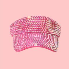 Velcro Adjustable Strap Cotton Band Rhinestones Os Embellished Summer Jewelry, Trendy Summer Jewelry With Rhinestones, Summer Crystal Jewelry With Rhinestones, Pink Color, Pink Ladies, Adjustable Straps, Women Accessories, Band, Hats