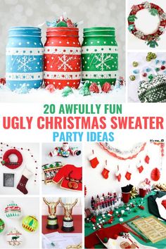 the ultimate collection of ugly christmas sweater party ideas