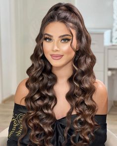 Formal Hairstyles For Long Hair, Simple Prom Hair, Vlasové Trendy, Long Hair Wedding Styles, Prom Hairstyles For Long Hair, Hairdo For Long Hair, Easy Hairstyles For Long Hair, Party Hairstyles, Stylish Hair