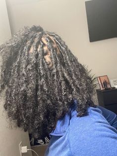 Distressed Locs Natural Hair, Curly Ends Locs Black Women, Locs With Curly Ends Black Women, Frizzy Locs Black Women, Females With Locs, Instant Locs With Curly Ends, Locs On 3c Hair, 3b Locs, Puffy Locs