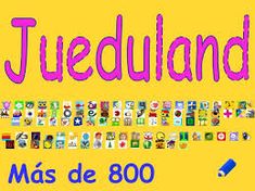 a yellow background with the words tueduland and many different pictures on it