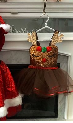 Your princess will be the cutest little reindeer! THIS IS A THANKSGIVING PREORDER AND YOU WILL NOT RECIEVE UNTIL EARLY TO MID NOVEMBER Christmas Pageant Wear, Reindeer Dress, Sequin Mermaid Dress, Reindeer Costume, Pageant Outfits, Pageant Wear, Christmas Pageant, Ariel Dress, Christmas Romper