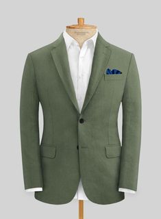 Refrain from letting the scorching weather ruin your sense of style. Instead, take hold of our Solbiati Art Du Lin Sage Green Linen Suit. Spun from virgin linen fabric that will keep you cool, calm, and collected even when the temperature soars. With its sage green hue and solid pattern, this suit offers a fresh option suitable for both the workplace and events, ensuring long-lasting comfort and allowing you to stay on top of your game. 
 
 Look Includes   Solbiati     Art     Du     Lin     Sag Green Linen Suits With Notch Lapel, Elegant Green Linen Suits, Formal Green Linen Blazer, Green Linen Blazer For Formal Occasions, Green Linen Blazer For Tailoring, Green Linen Business Blazer, Summer Green Linen Blazer, Green Linen Suit, Cool Calm And Collected