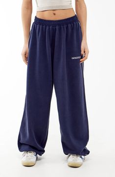 Iets Frans If Harri Wide Leg Pants | Nordstrom Signature Logo, Piping, Leg Pants, Pure Cotton, Wide Leg Pants, Elastic Waist, Wide Leg, Nordstrom, Sleek