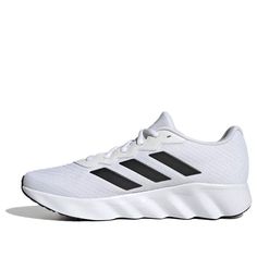 adidas Switch Move 'White Core Black' ID5252 White Running Shoes With Three Stripes, White Low-top Running Shoes With Three Stripes, White Running Sneakers With Three Stripes, White Running Shoes With Three Stripes For Sports, White Three Stripes Running Sneakers, White Running Shoes With Three Stripes For Light Sports, Sporty White Running Shoes With Three Stripes Branding, Sporty White Running Shoes With Three Stripes, White Sporty Running Shoes With Three Stripes