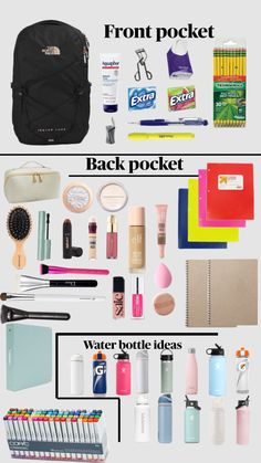 Back-to-School Essentials: A list of must-haves for your child's backpack, including school supplies, lunchbox items, and clothing. #backtoschool #schoolsupplies School Necessities Bag, Safety Bag For School, Backpack Packing List School, Things To Put In School Bag, School Bag Essentials 6th Grade, What’s In My Backpack Back To School, What’s Inside My School Bag, School Bag Needs, Backpack Ideas For School