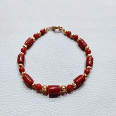 Italian Coral Bracelet, 100% Natural Italian Red Coral Bracelet, Red Coral Handmade Charming Bracelet, Coral Smooth Beads Bracelet, Gemstone : Natural Red Coral  Bracelet Weight : 32.50 Carat   Bracelet Length;- 7 Inches  Color : As Seen In Picture Payment policy We accept the payment via PayPal only. Shipping policy We Ship the item as per our shipping policy once we receive the payment. We understand that getting your items quickly is important to you, so we make every effort to process your o Charming Bracelet, Coral Bracelet, Wedding Jewelry Bracelets, Bracelet Gemstone, Beads Bracelet, Red Coral, Wedding Bracelet, Natural Red, Wedding Jewelry