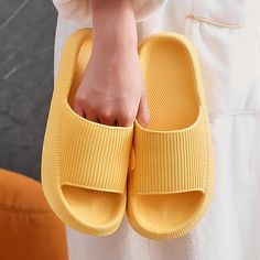 Slippers for Women Women Platform Slippers Summer Beach Eva Soft Sole Slide Sandals Leisure Men Ladies Indoor Bathroom Anti-Slip Shoes Slippers 2023 - £ 7 Shower Slippers, Indoor Outdoor Slippers, Outdoor Slippers, Summer Slippers, Outdoor Sandals, Platform Slippers, Tonga, Poly Bags, Botswana