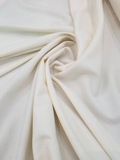 the white fabric is very soft and smooth