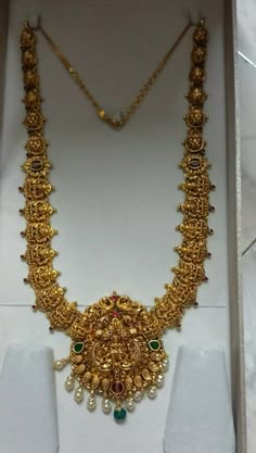 65 Grams Gold Haram Designs, 100grams Gold Haram Designs, Lakshmi Haram Designs Gold Latest, Light Weight Long Haram Gold, Gold Long Haram Designs In 40 Grams, 25 Grams Gold Necklace Designs, 40 Grams Gold Haram Designs, Long Chain Necklace Gold Indian