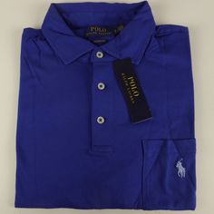 Polo Ralph Lauren Polo Shirt Classic Fit 100% Cotton, Soft Touch Style 3 Button Placket Embroidered Pony On Chest Even Vented Hem At Bottom Left Chest Pocket Matching Soft Touch Collar Brand New With Tags In Factory Packaging Pricing Is Fair And Very Very Firm . Please Let Us Know If You Have Any Questions. Polo Shirt Colors, Ralph Lauren Polo Shirt, Ralph Lauren Polo Shirts, Ralph Lauren Polo, Ralph Lauren Shirt, Button Placket, Shirt Color, Chest Pocket, Polo Ralph