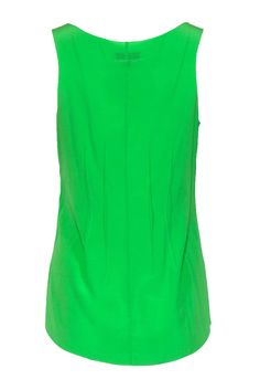 Get punchy and polished in this pristine silky tank from Rag & Bone! Made with a scoop neckline, this is the perfect statement layering tank to wear with leather jacket or your favorite slouchy cardigan for a splash of color. Size S 95% Silk, 5% Lycra Scoop neckline Relaxed fit Waist 32" Total length 26" Chic Green Tank Vest, Green Tank Top For Spring Layering, Fitted Scoop Neck Vest For Spring, Chic Scoop Neck Spring Vest, Scoop Neck Spring Workwear Top, Chic Spring Vest With Scoop Neck, Scoop Neck Tops For Spring Workwear, Chic Green Tank Top For Layering, Green Fitted Tank Top For Work